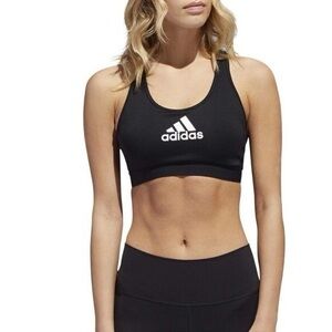 Adidas Women's Black Unpadded Sports Bra